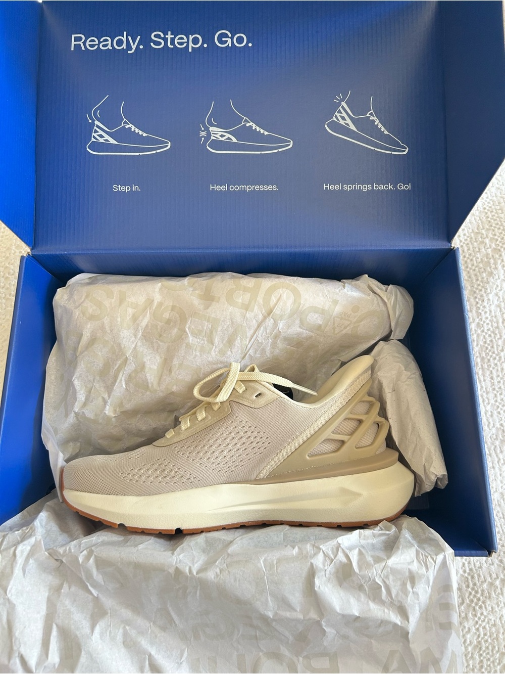 Women’s Neutral Beige Performance Running Shoes *Brand New in Box*
